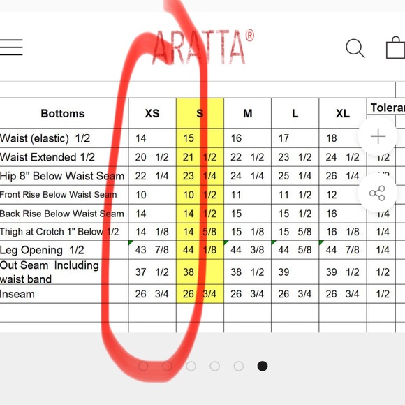 ARATTA NWT fairy rose pants size XS (fit s/m). - Picture 4 of 10